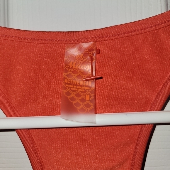 Anthropologie MAAJI Orange Work Out Tank Top Revolve - Picture 4 of 8